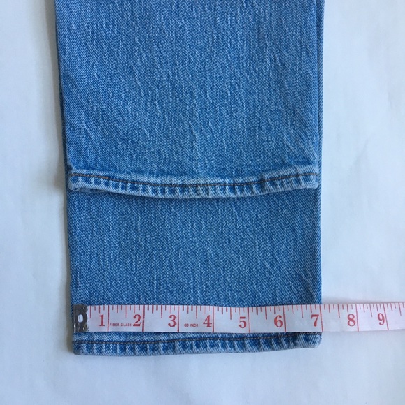 Levi’s Wedgie Straight Ankle Crop High Rise Light Wash Blue Denim Jeans Size 30 - Picture 15 of 17